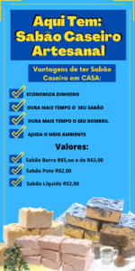 Banner Fabrica Sabão Caseiro