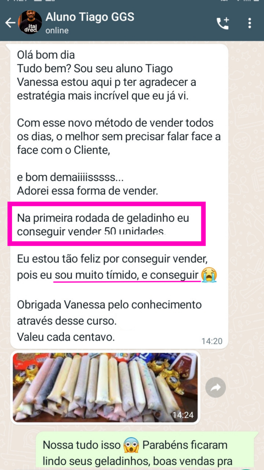 DEPOIMENTO CURSO FABRICA DE SABÃO CASEIRO